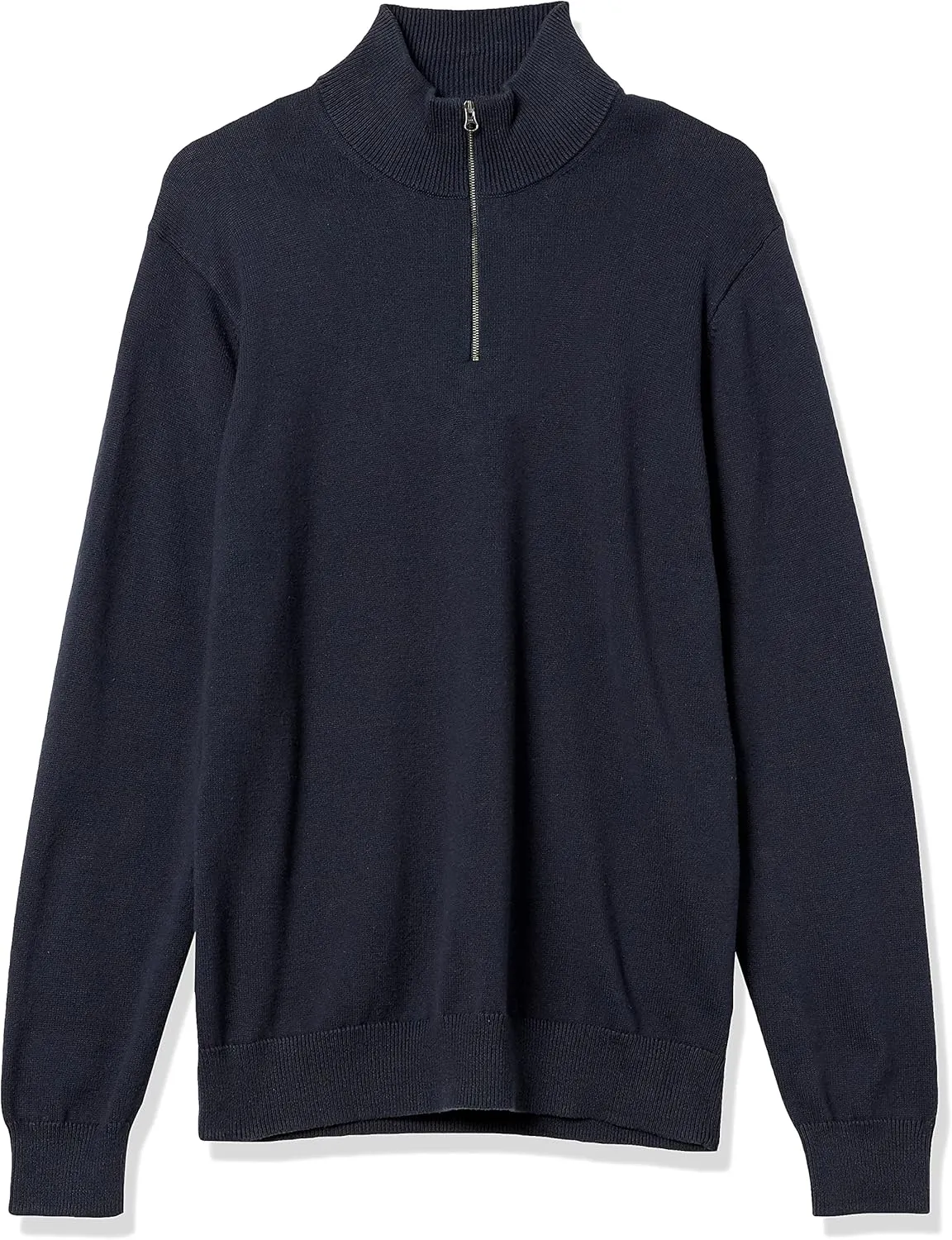 Amazon Essentials Men's 100% Cotton Quarter-Zip Sweater