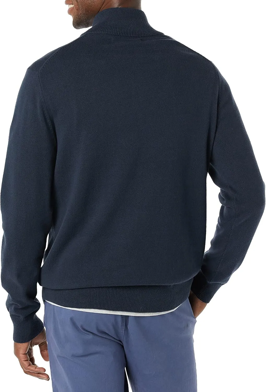 Amazon Essentials Men's 100% Cotton Quarter-Zip Sweater
