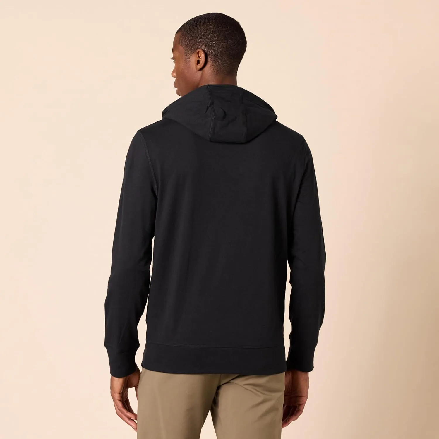 Amazon Essentials Men's Lightweight Jersey Pullover Hoodie