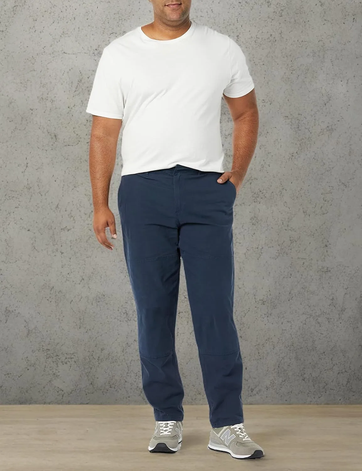 Amazon Essentials Men's Stretch Canvas Double Knee Utility Work Pant (Previously Goodthreads)