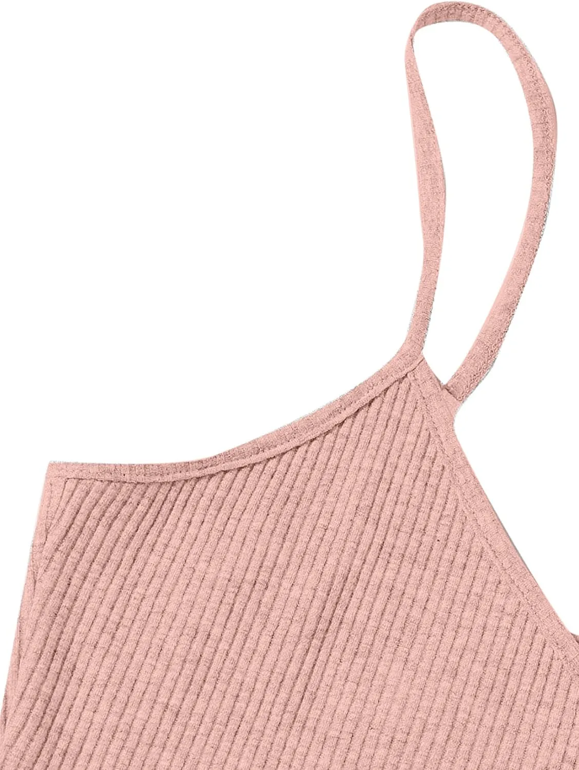 Avanova Women Sexy 2 Piece Pajama Set Ruffle Trim Cami Top and Shorts Sleepwear Set