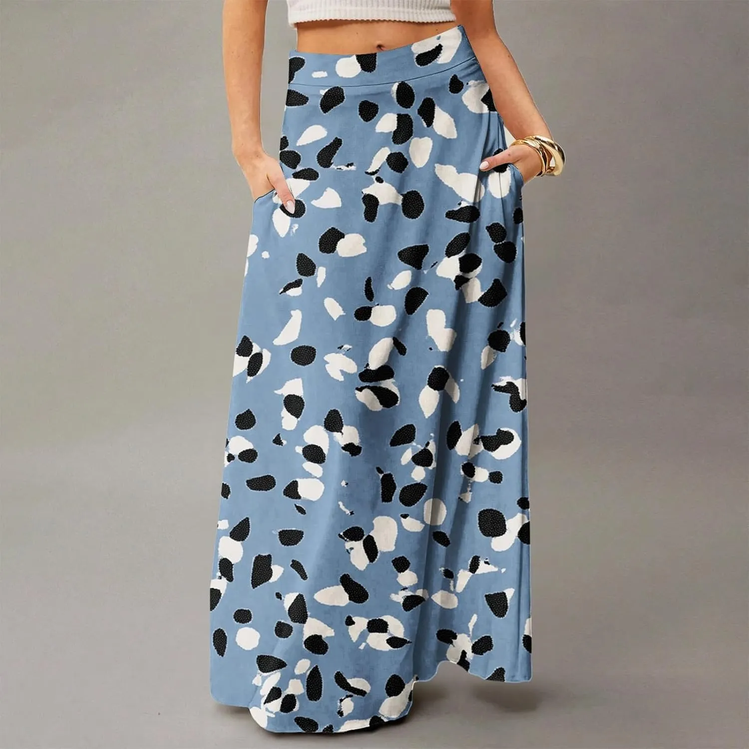 Beach Skirts for Women, Boho Vacation Elegantes Trendy Maxi Womens Skirts