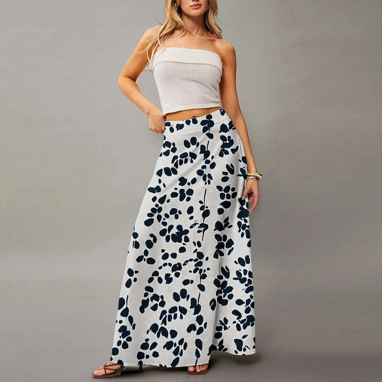 Beach Skirts for Women, Boho Vacation Elegantes Trendy Maxi Womens Skirts