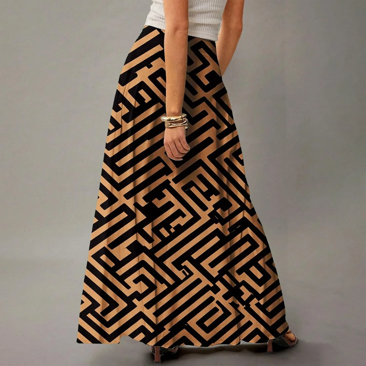 Beach Skirts for Women, Boho Vacation Elegantes Trendy Maxi Womens Skirts