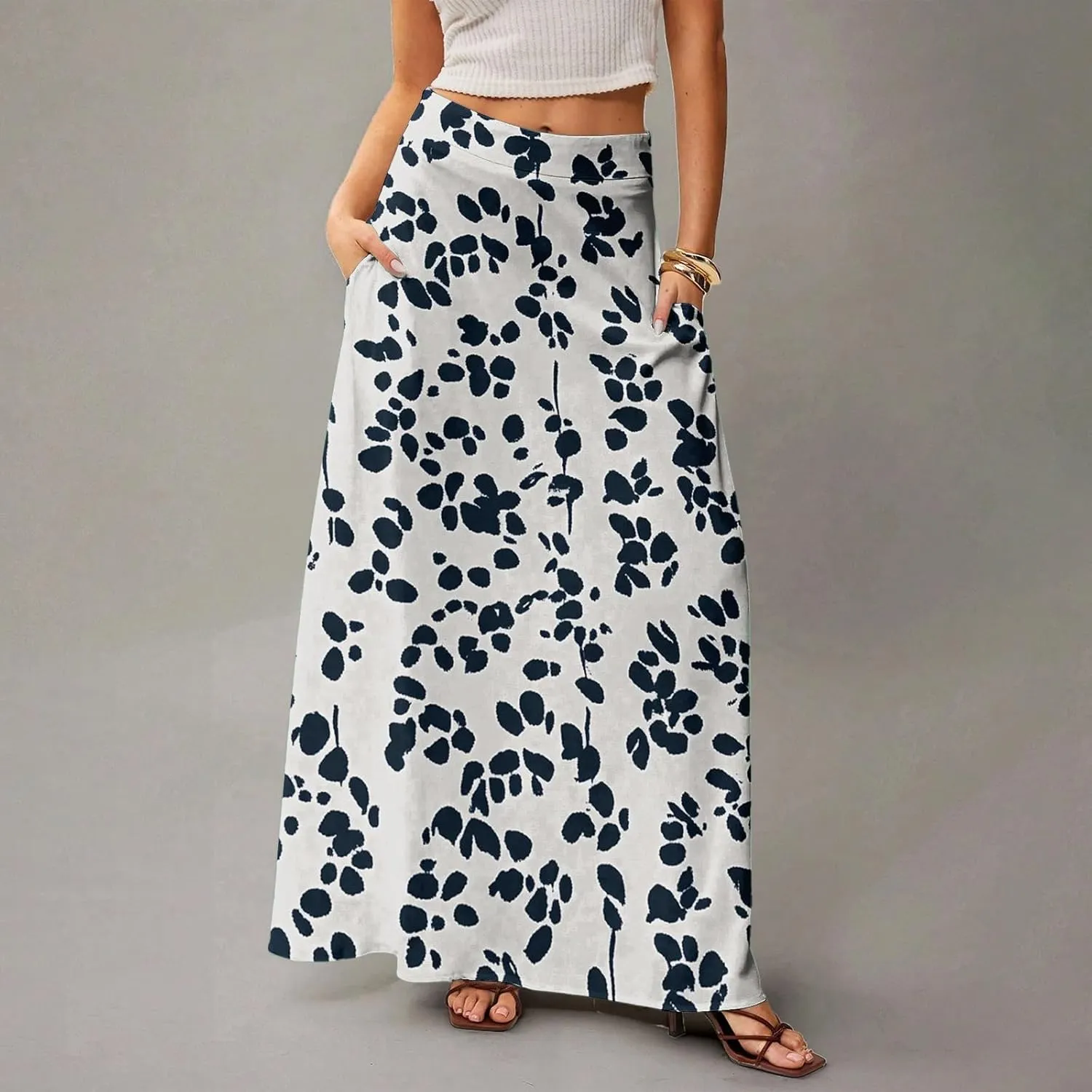 Beach Skirts for Women, Boho Vacation Elegantes Trendy Maxi Womens Skirts