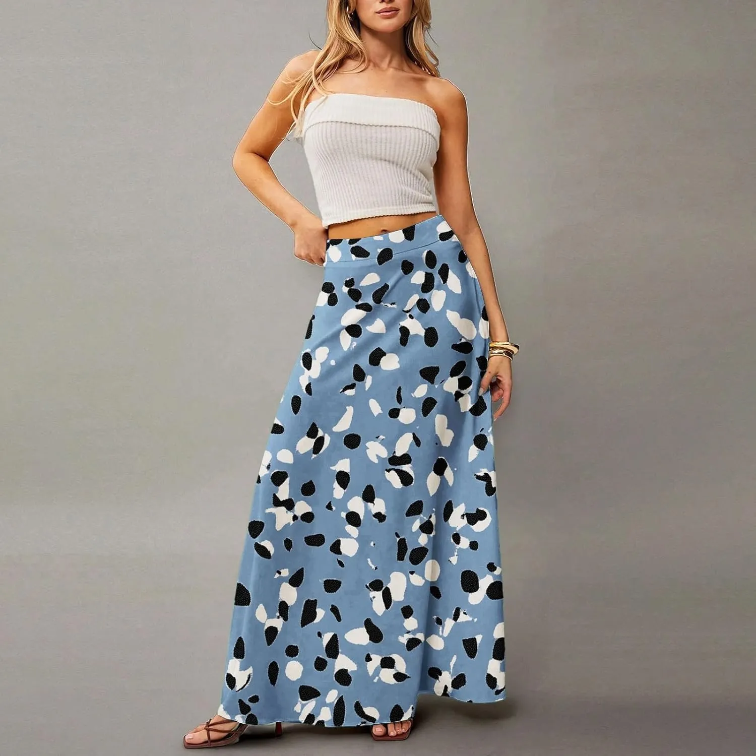 Beach Skirts for Women, Boho Vacation Elegantes Trendy Maxi Womens Skirts