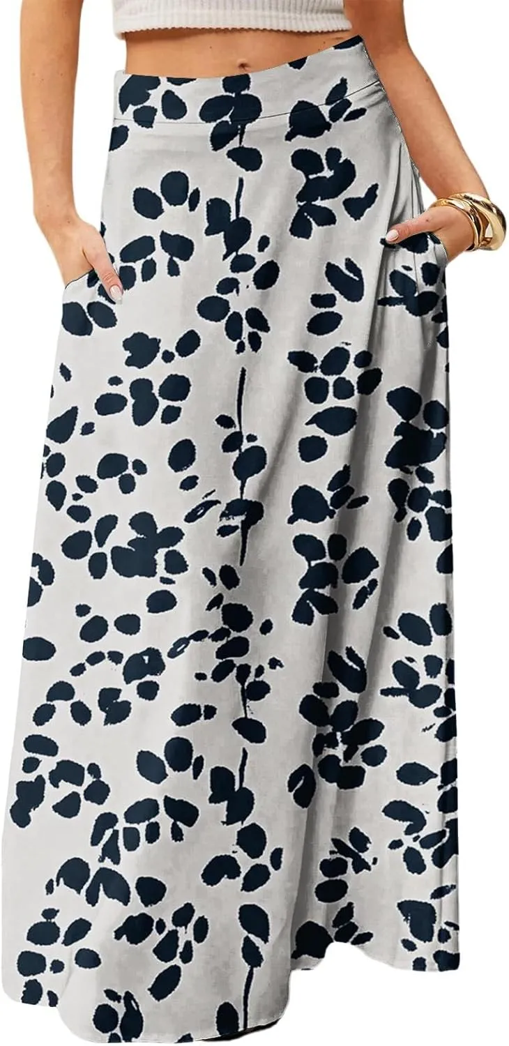 Beach Skirts for Women, Boho Vacation Elegantes Trendy Maxi Womens Skirts