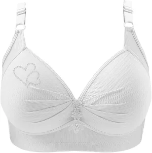 Bras for Women No Underwire Adjustable Bras Full Coverage Support Bralette Plus Size Everyday Women Bras
