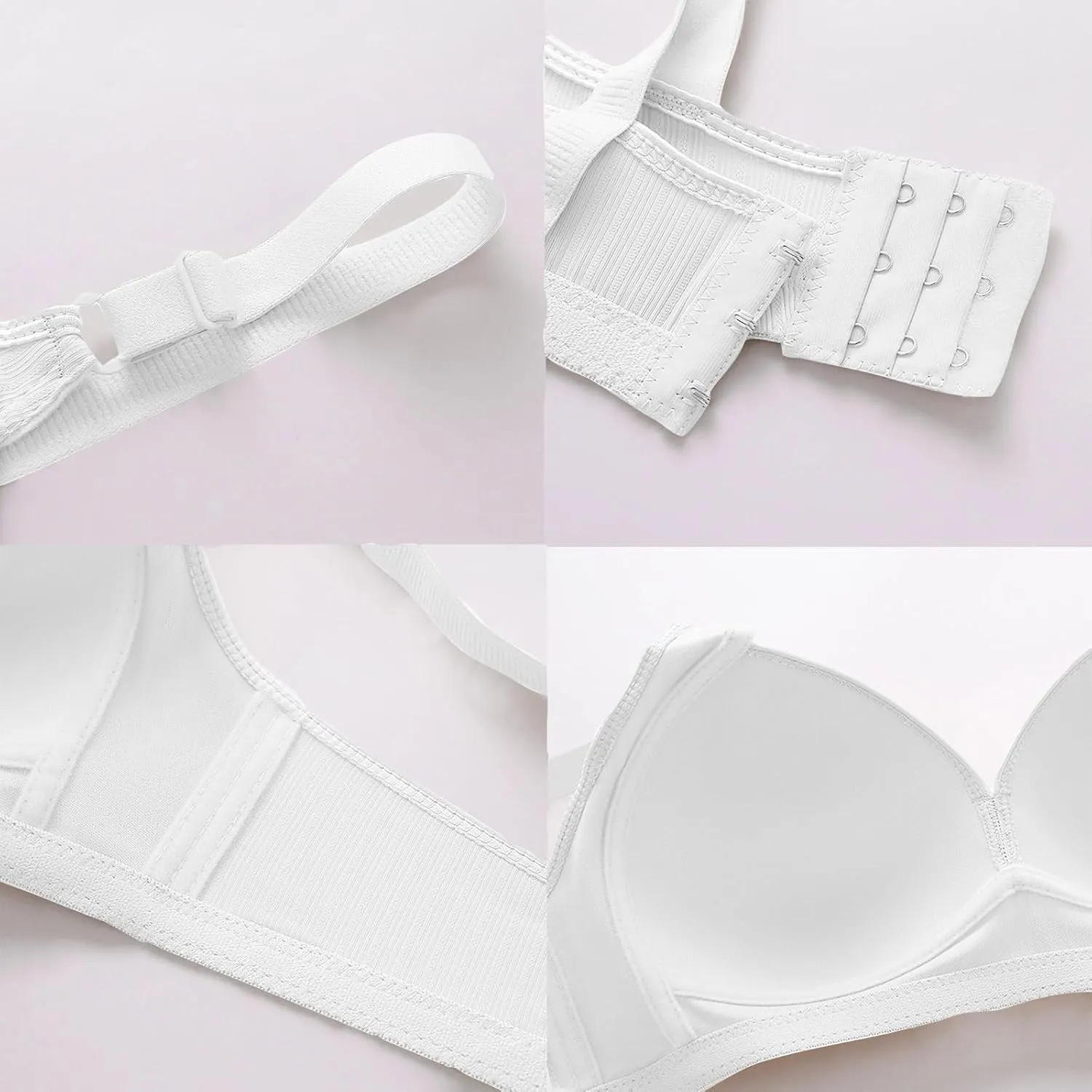 Bras for Women No Underwire Adjustable Bras Full Coverage Support Bralette Plus Size Everyday Women Bras