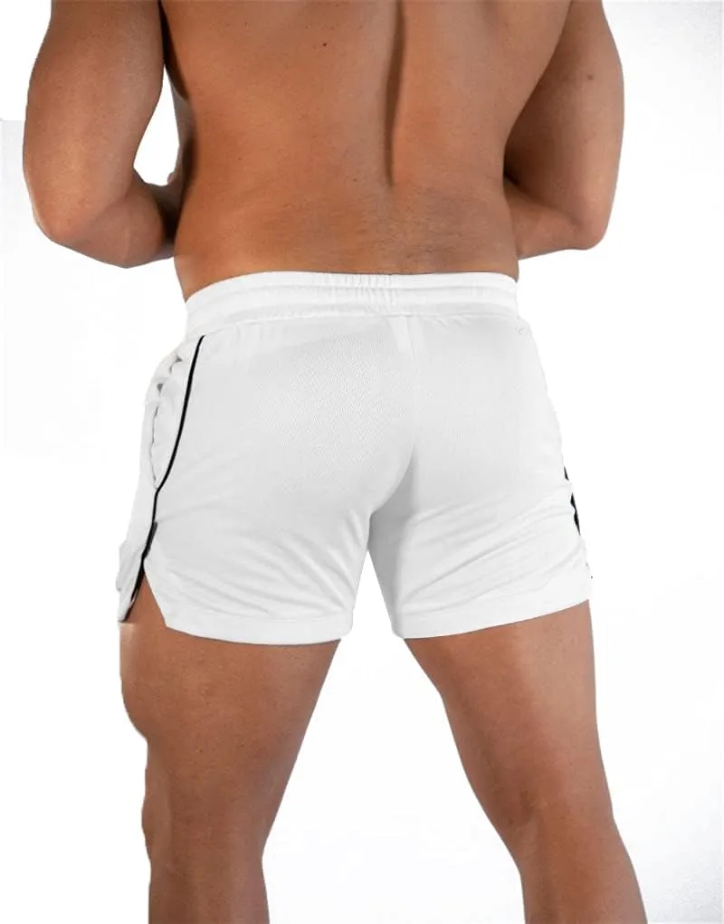 EVERWORTH Men's Athletic Shorts Gym Workout Short Shorts Casual Shorts Running Bodybuilding 5 Inch Inseam Shorts