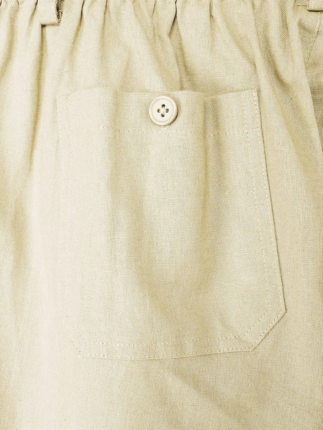 Hat and Beyond Womens Premium Soft Linen Shorts & Pants Relaxed Fit Comfort Resort Wear Boho Beach Coverup Style