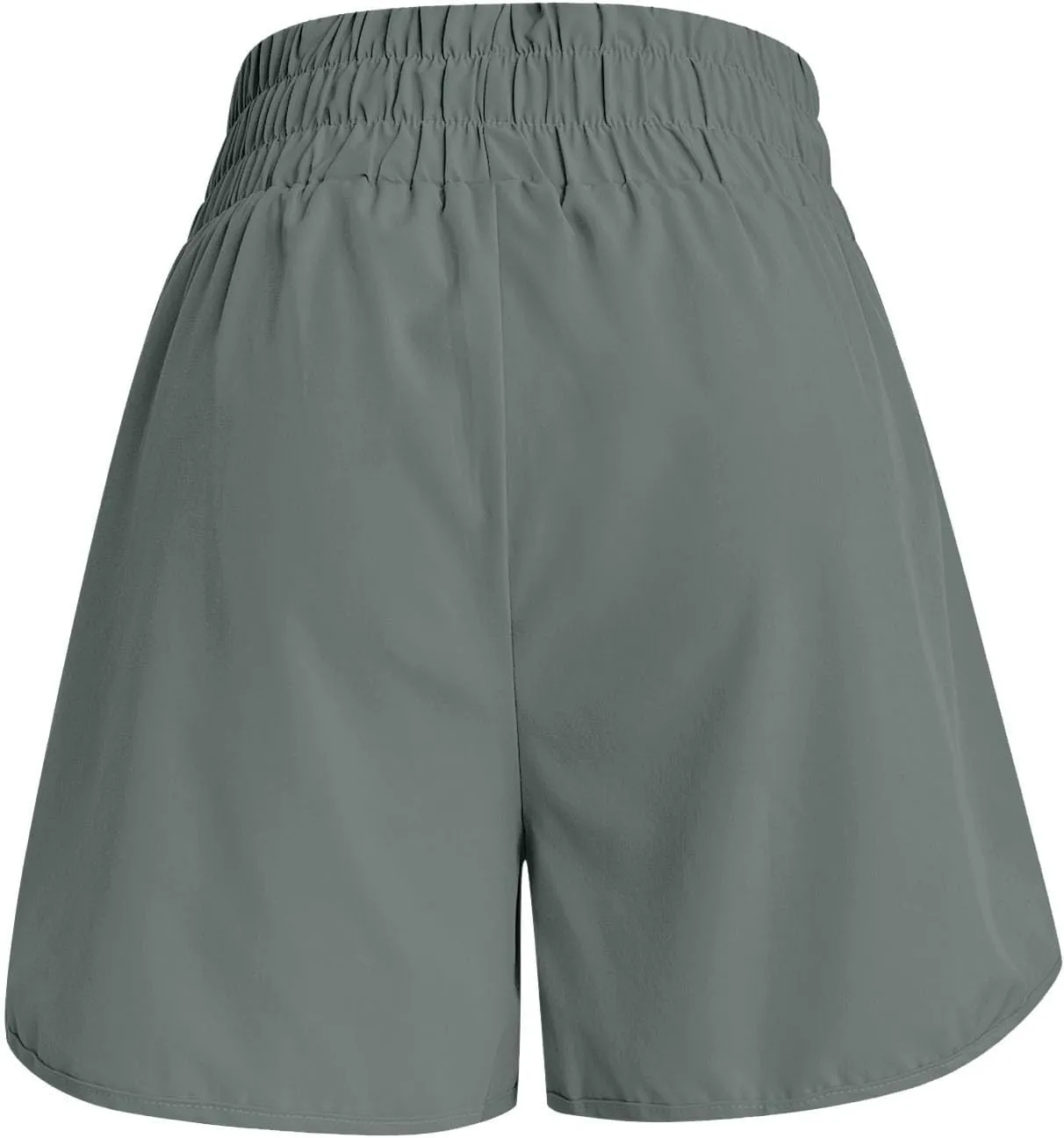 High Waisted Running Shorts for Women Summer Mesh Liner Quick Dry Sport Athletic Workout Shorts with Pockets Outfits