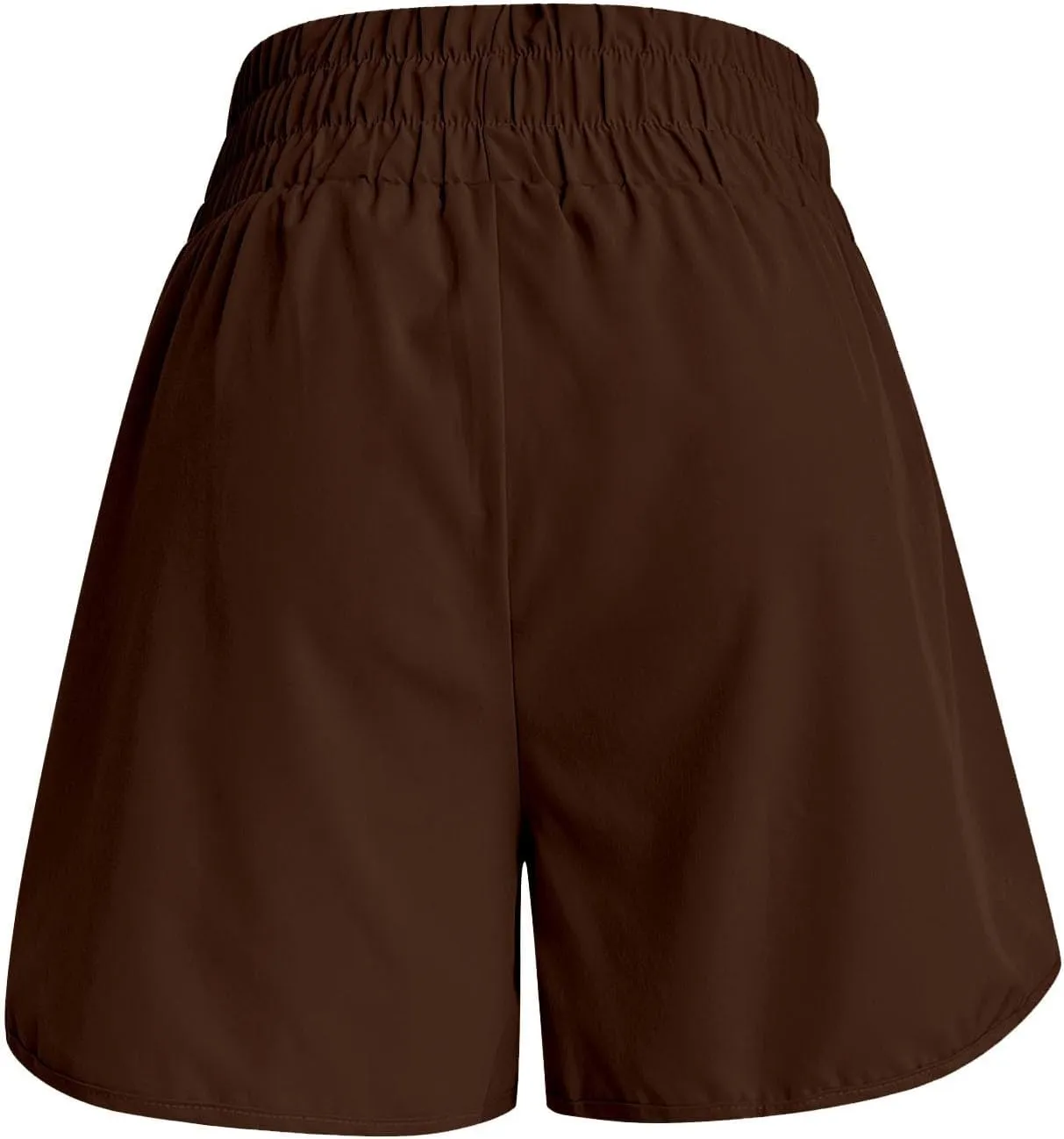 High Waisted Running Shorts for Women Summer Mesh Liner Quick Dry Sport Athletic Workout Shorts with Pockets Outfits
