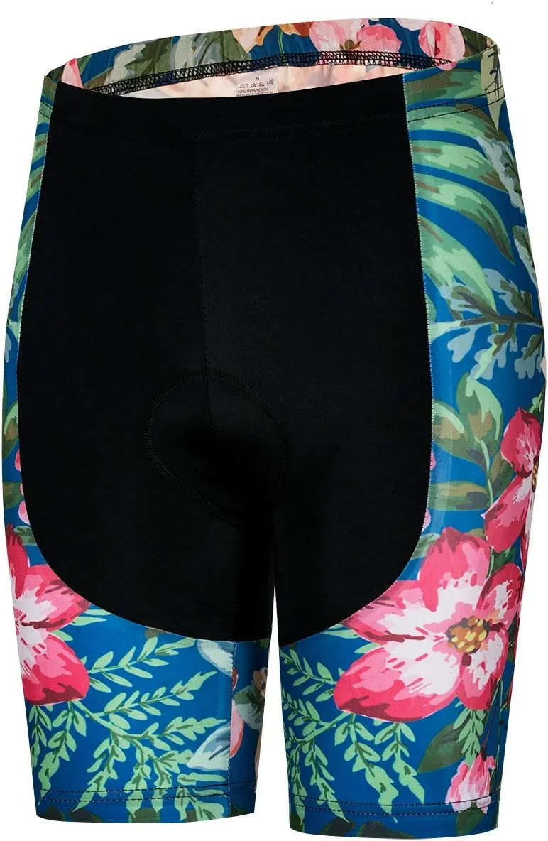 JPOJPO Women's Bike Shorts Cycling Shorts with Gel Padded,Cycling Women's Shorts