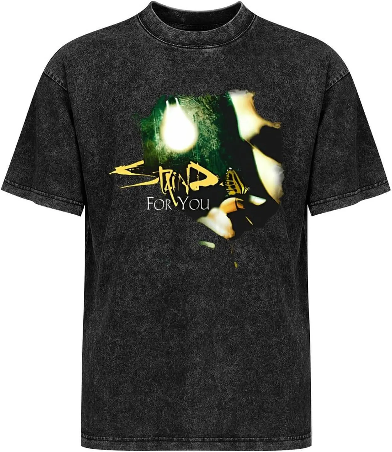 Lightweight Retro Oversized Cotton T-Shirts Stylish Shirt Crew Neck Tees