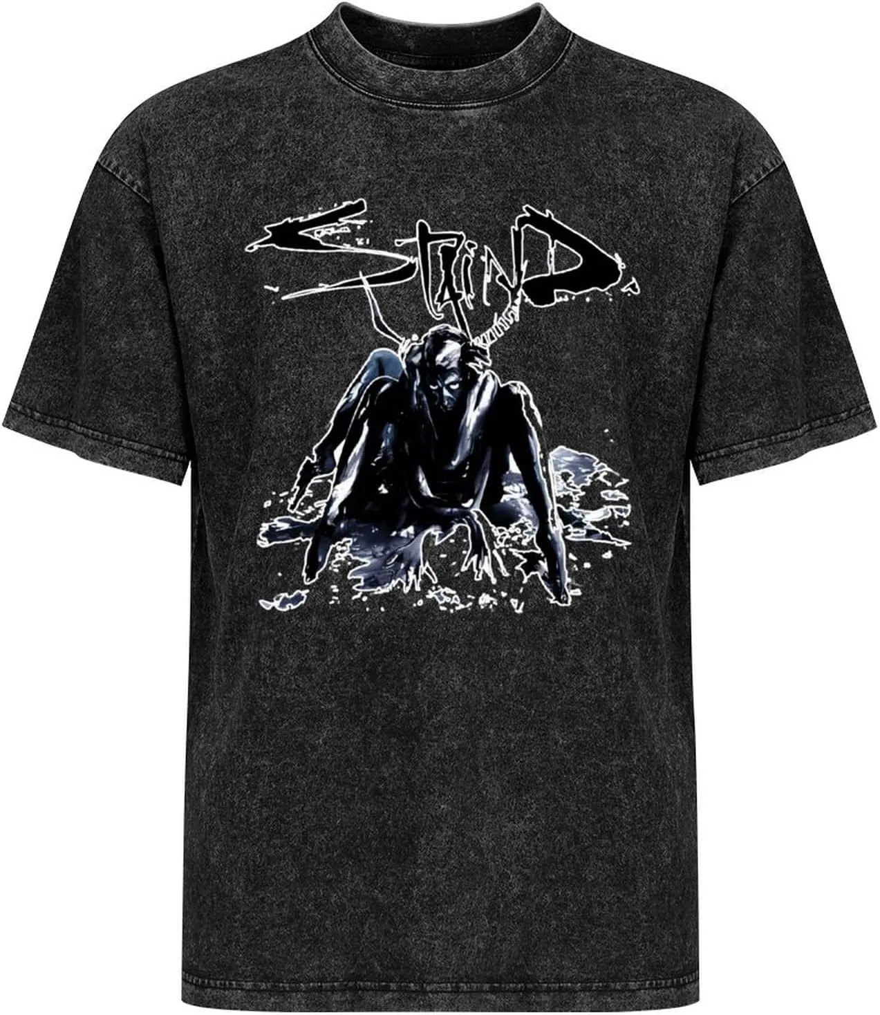 Lightweight Retro Oversized Cotton T-Shirts Stylish Shirt Crew Neck Tees