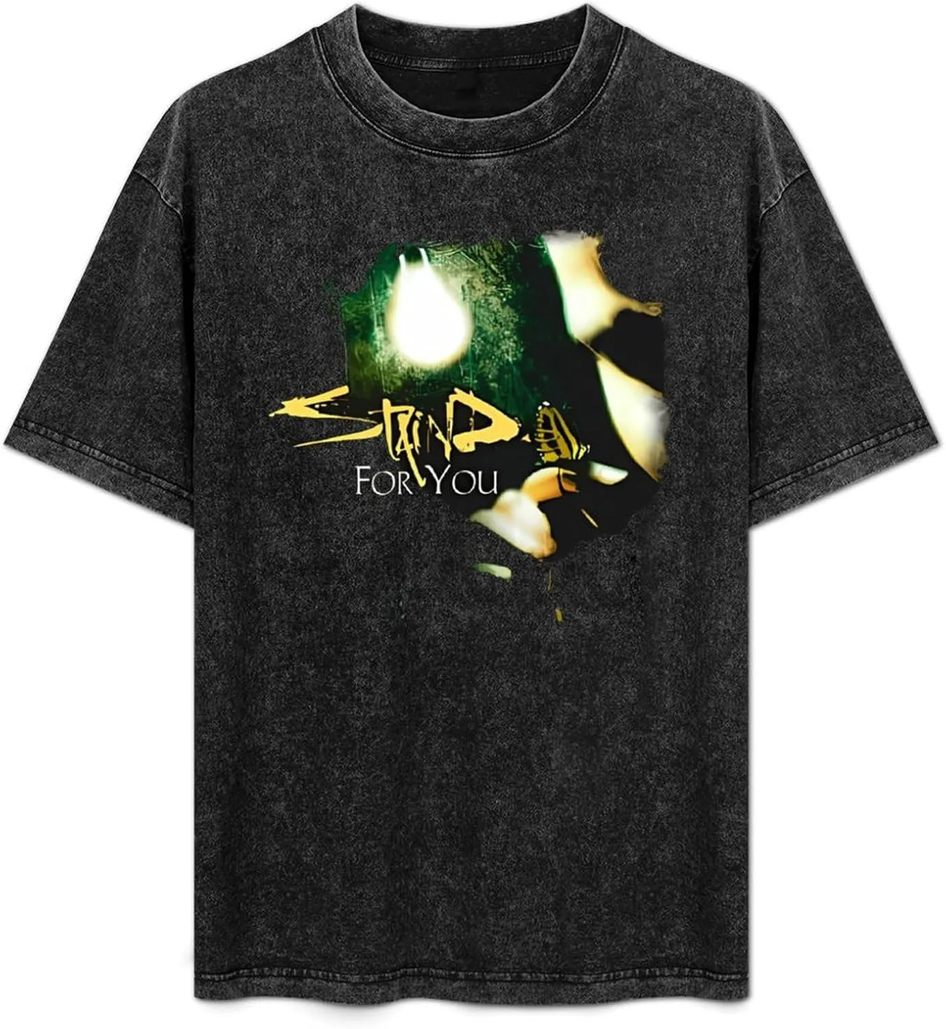 Lightweight Retro Oversized Cotton T-Shirts Stylish Shirt Crew Neck Tees