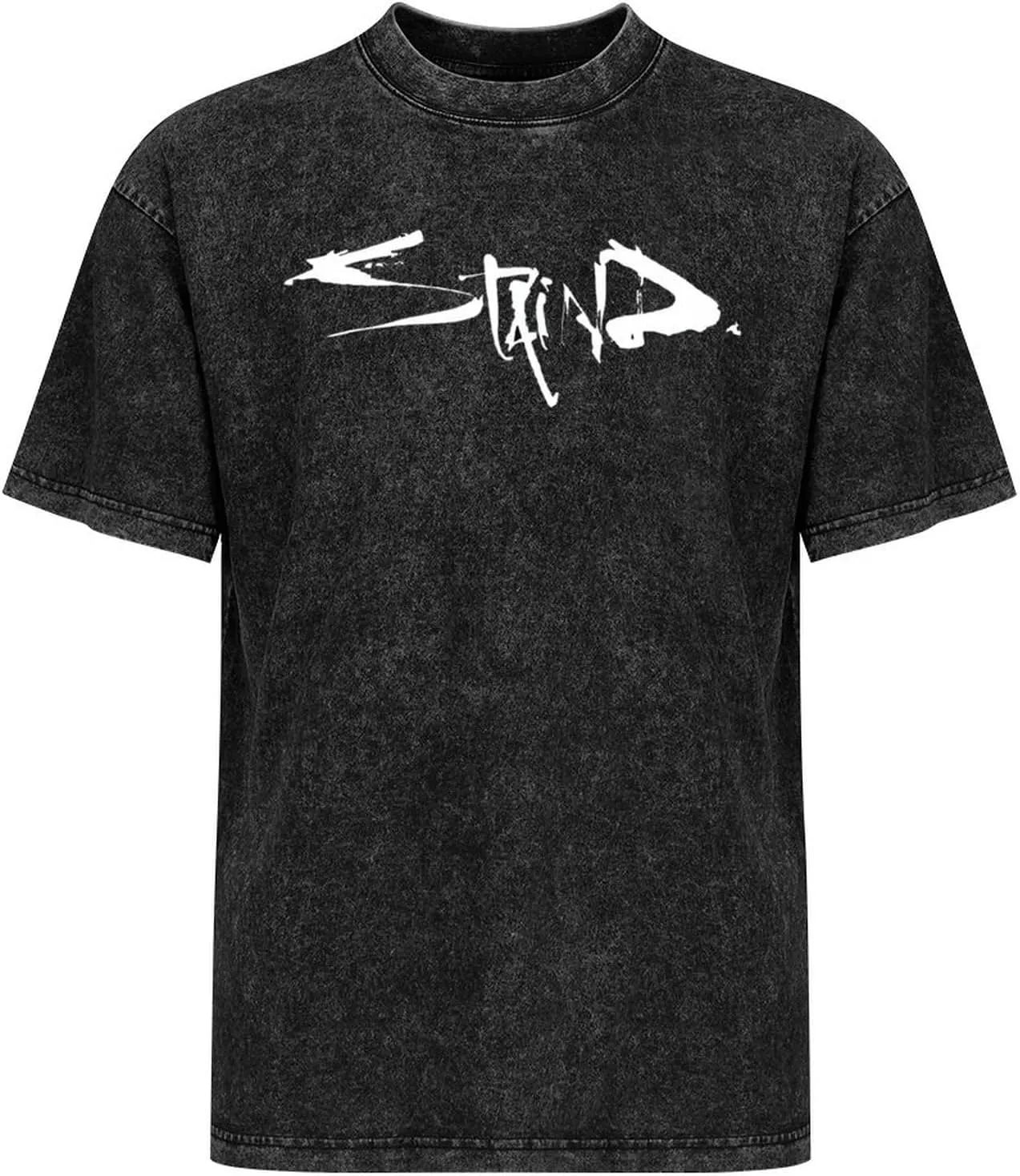 Lightweight Retro Oversized Cotton T-Shirts Stylish Shirt Crew Neck Tees