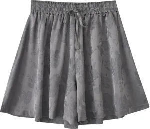 Linen Shorts for Women Elastic High Waisted Summer Running Shorts Lounge Lightweight Beach Vacation Pants