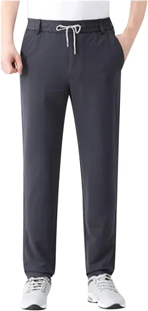 Men's Ice Silk Bottom Sweatpants Baggy Pants Athletic Cozy with Pockets Trousers Joggers High Waisted Size 13 Men Pants