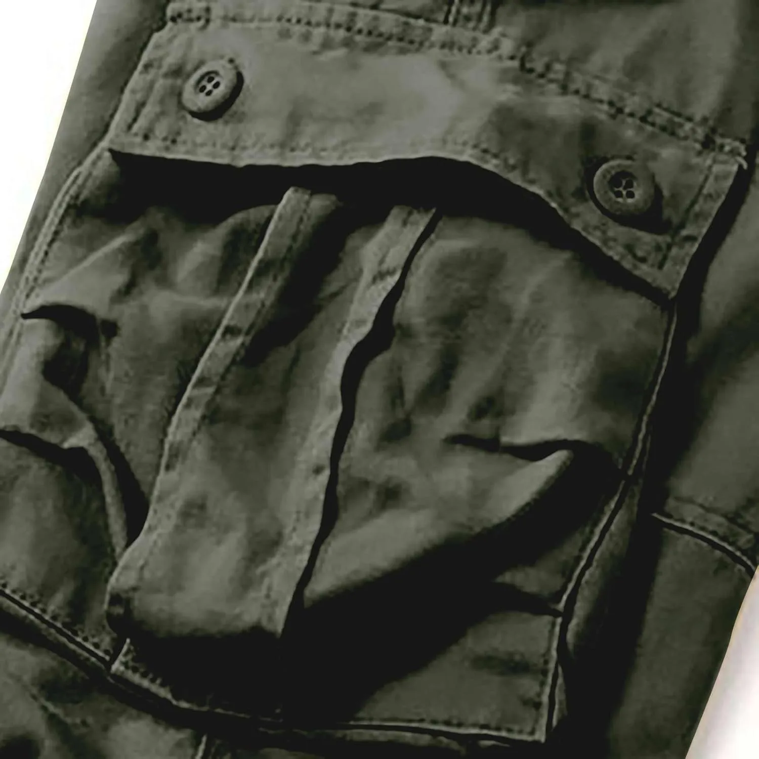 Men's Joggers Sweatpants Pants Men's Elastic Multi Pocket Pants Outdoor Straight Tube Active Running Jogger Pants