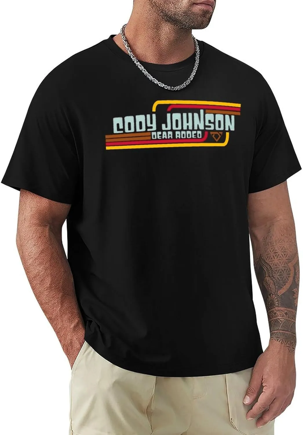 Men's Lightweight Cotton T-Shirts Comfortable Shirt Trendy Casual Crew Neck Tees