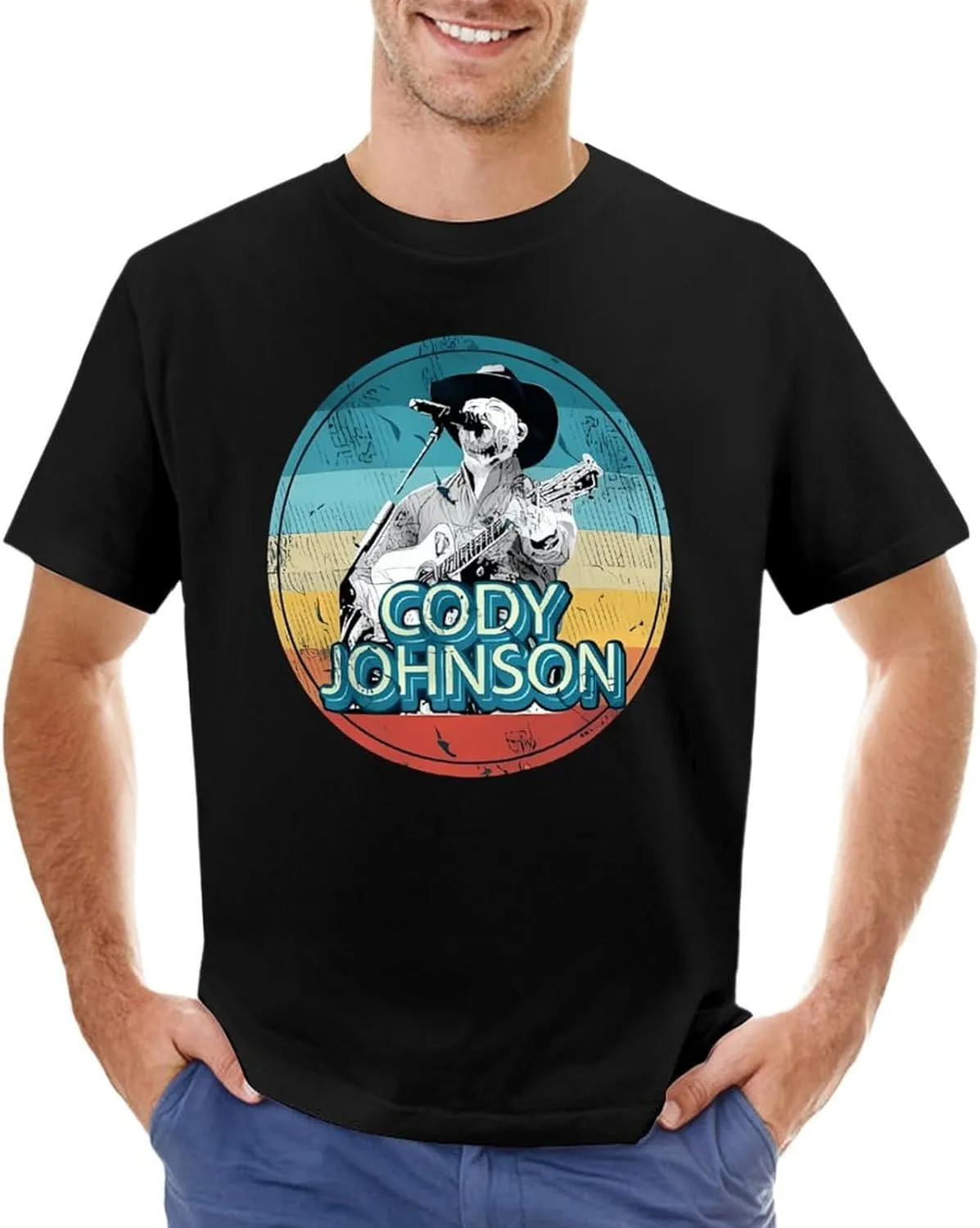 Men's Lightweight Cotton T-Shirts Comfortable Shirt Trendy Casual Crew Neck Tees