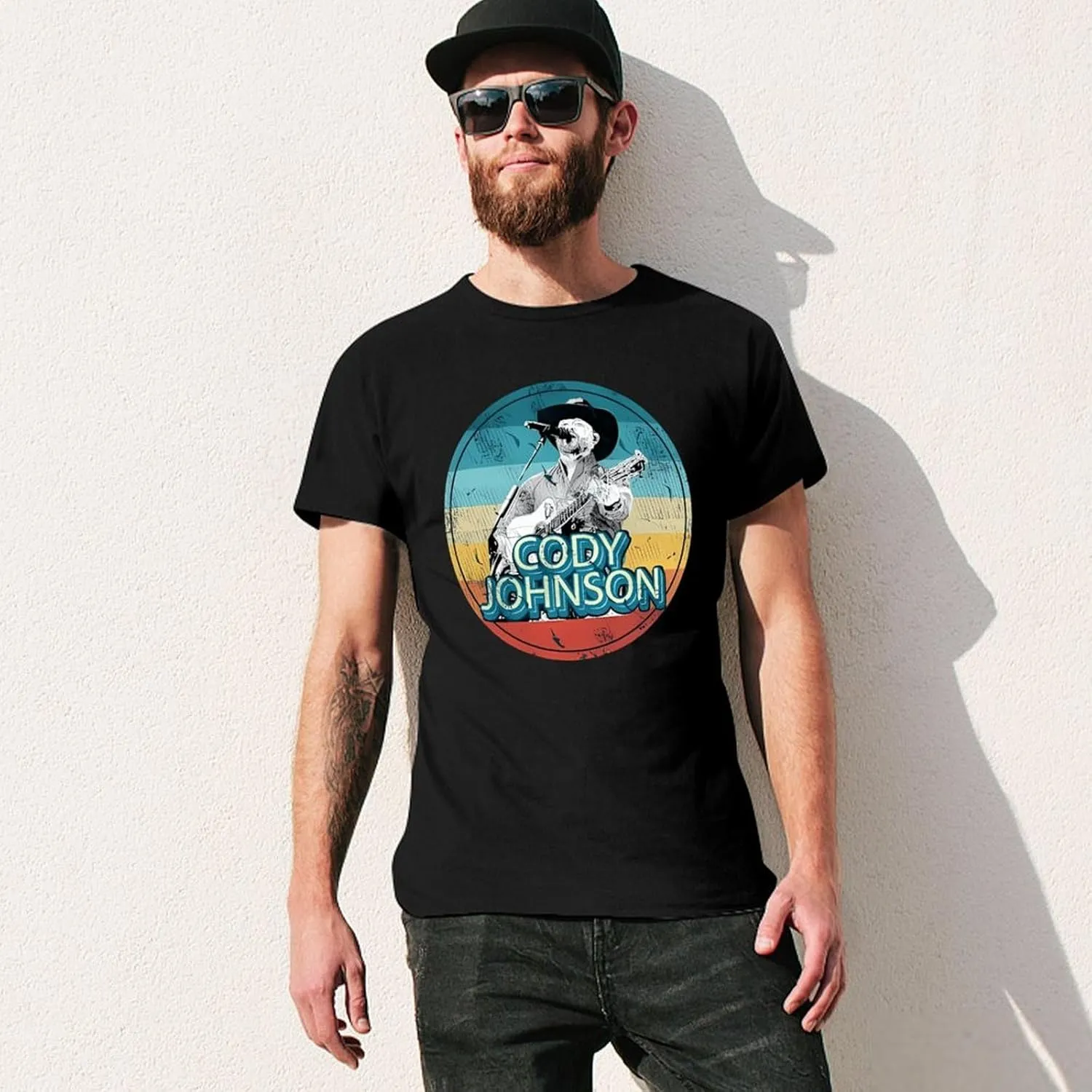 Men's Lightweight Cotton T-Shirts Comfortable Shirt Trendy Casual Crew Neck Tees