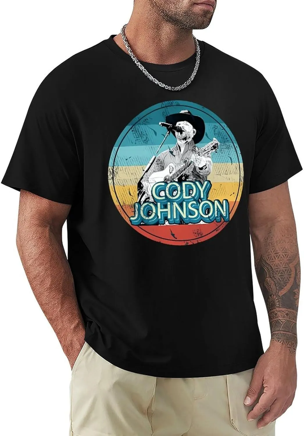 Men's Lightweight Cotton T-Shirts Comfortable Shirt Trendy Casual Crew Neck Tees