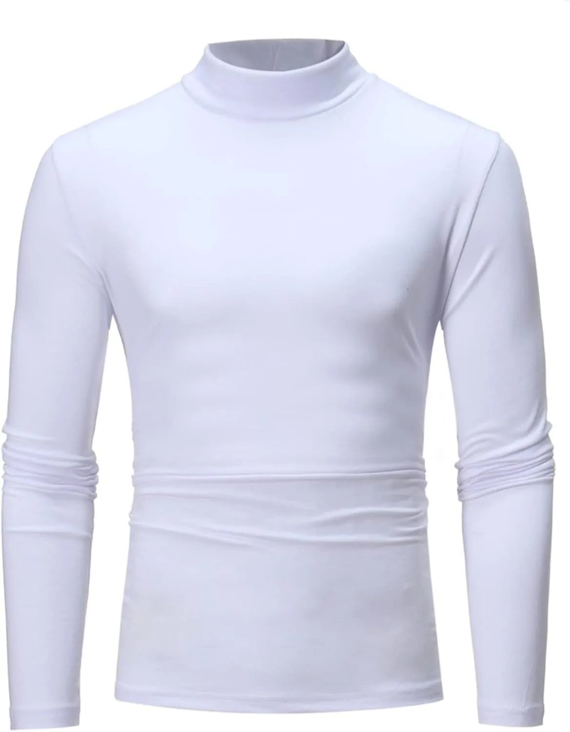 Men's Summer Shirts Long Sleeve High Collar Sexy Comfortable Leisure Style Sport Pants Comfy Fashion Trendy Tee