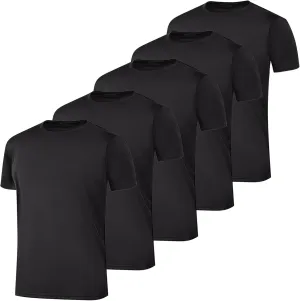 Men's T-Shirts,5 Pack Short Sleeve/4 Pack Long Sleeve T-Shirt Workout T Shirts for Gym,Athletic,Running