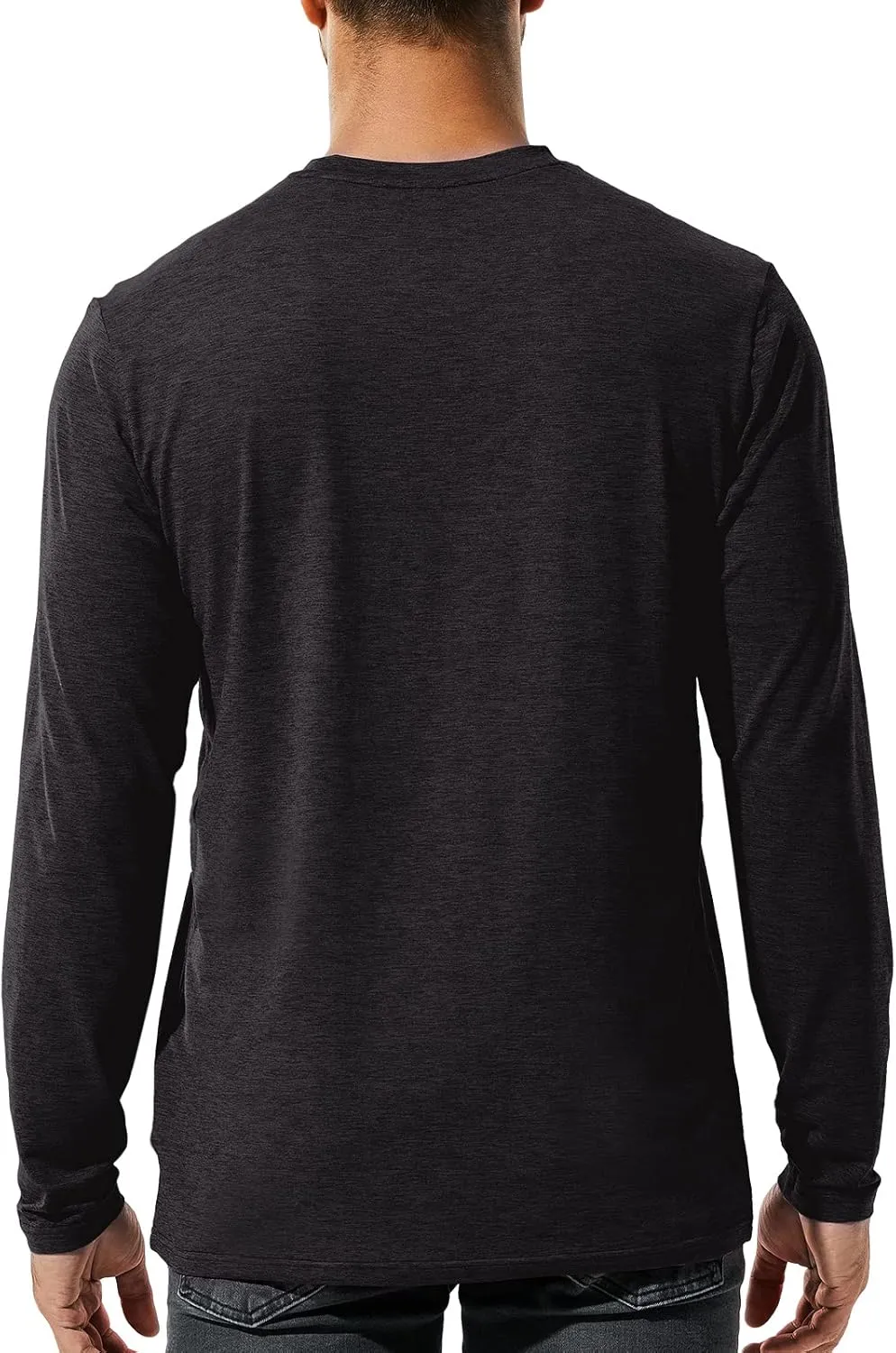 MIER X-Sofort Men's Long Sleeve T-Shirts Lightweight Super Soft Athletic Crew Neck Tees for Running Lounging Casual Workout