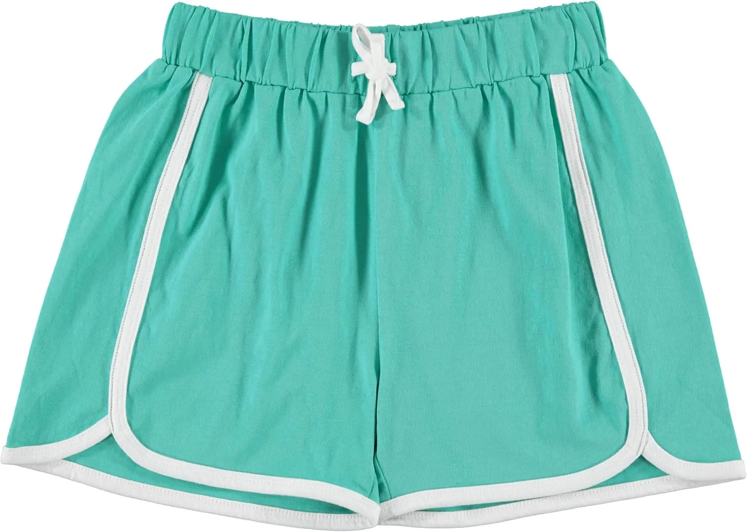 Pink Angel 4 Piece Dolphin Shorts for Girls, Running, Gym Workout Shorts for Kids, Activewear Drawstring Cotton Shorts