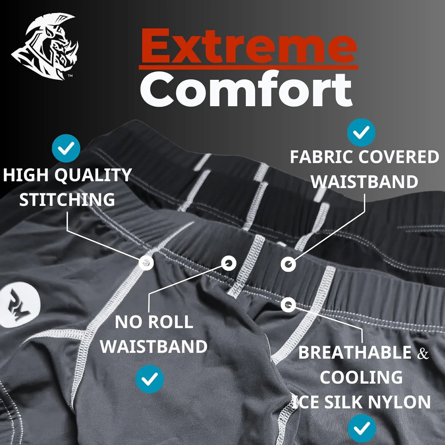 Real Men Athletic Underwear with Support Pouch - 1, 3 or 4 Pack 6, 7 and 9in Nylon Briefs - ABCD Pouch - XS-5XL