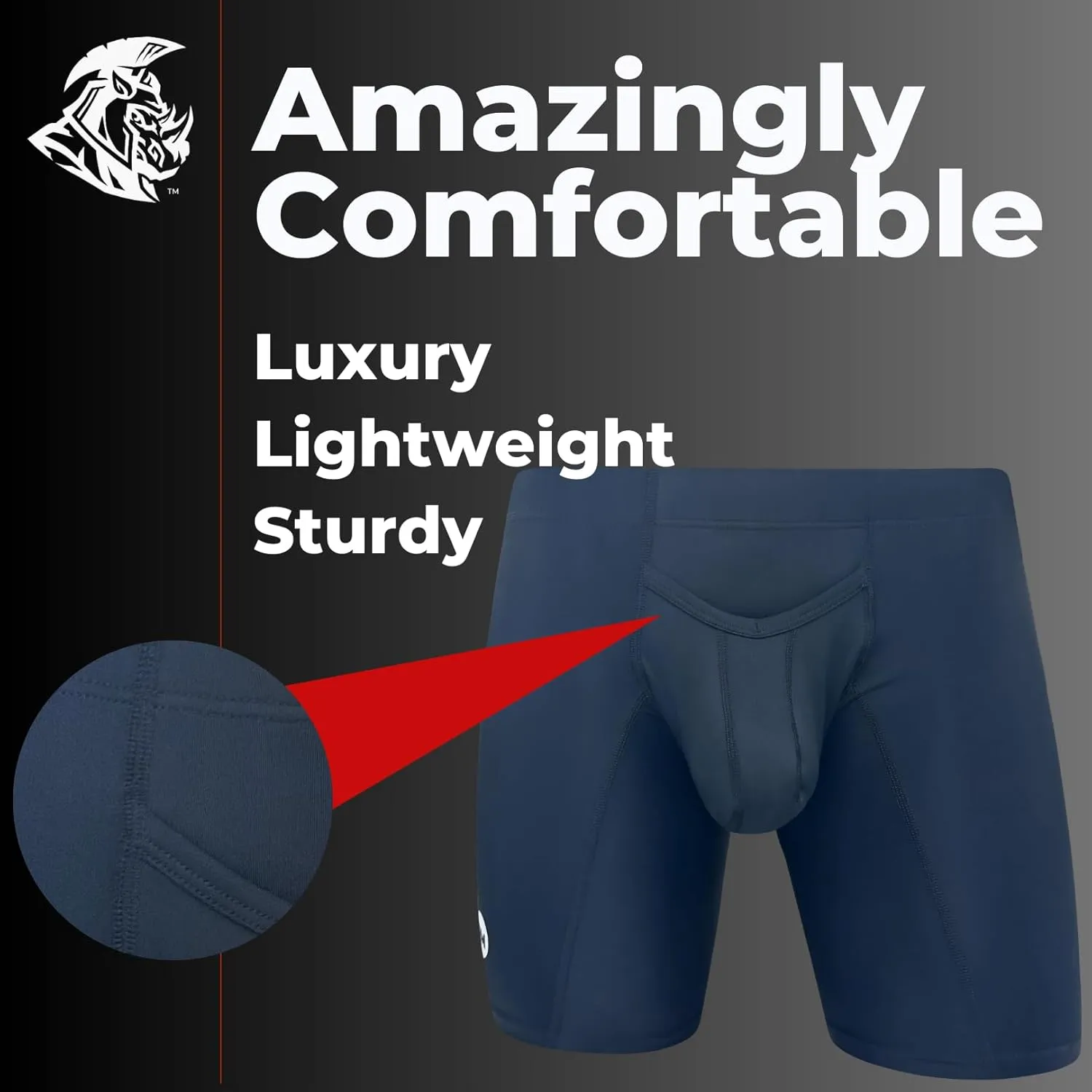 Real Men Athletic Underwear with Support Pouch - 1, 3 or 4 Pack 6, 7 and 9in Nylon Briefs - ABCD Pouch - XS-5XL
