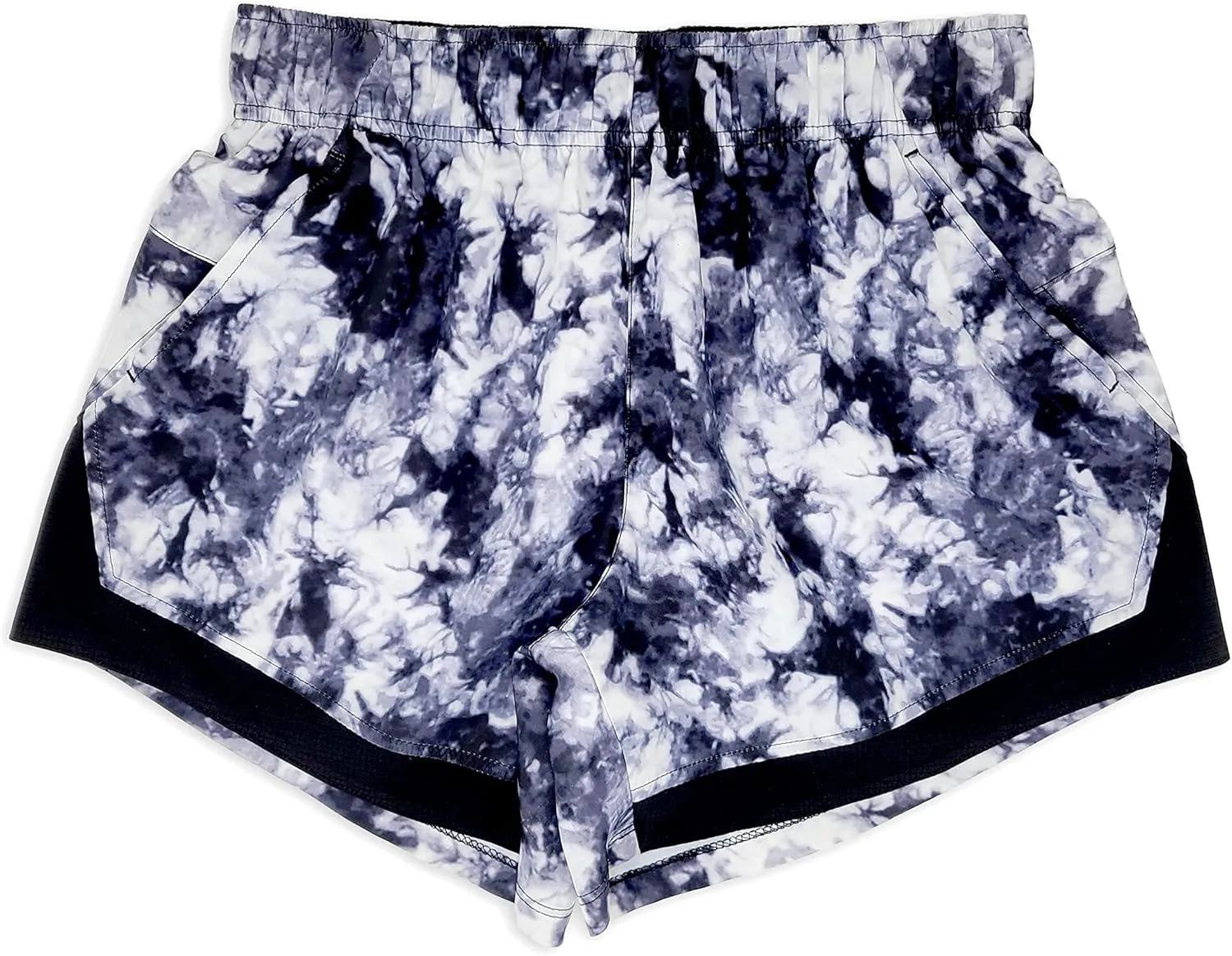 Sexy Basics Women's 7 Pack Running Athletic Shorts | Quick Dry Gym Workout Shorts with Pockets