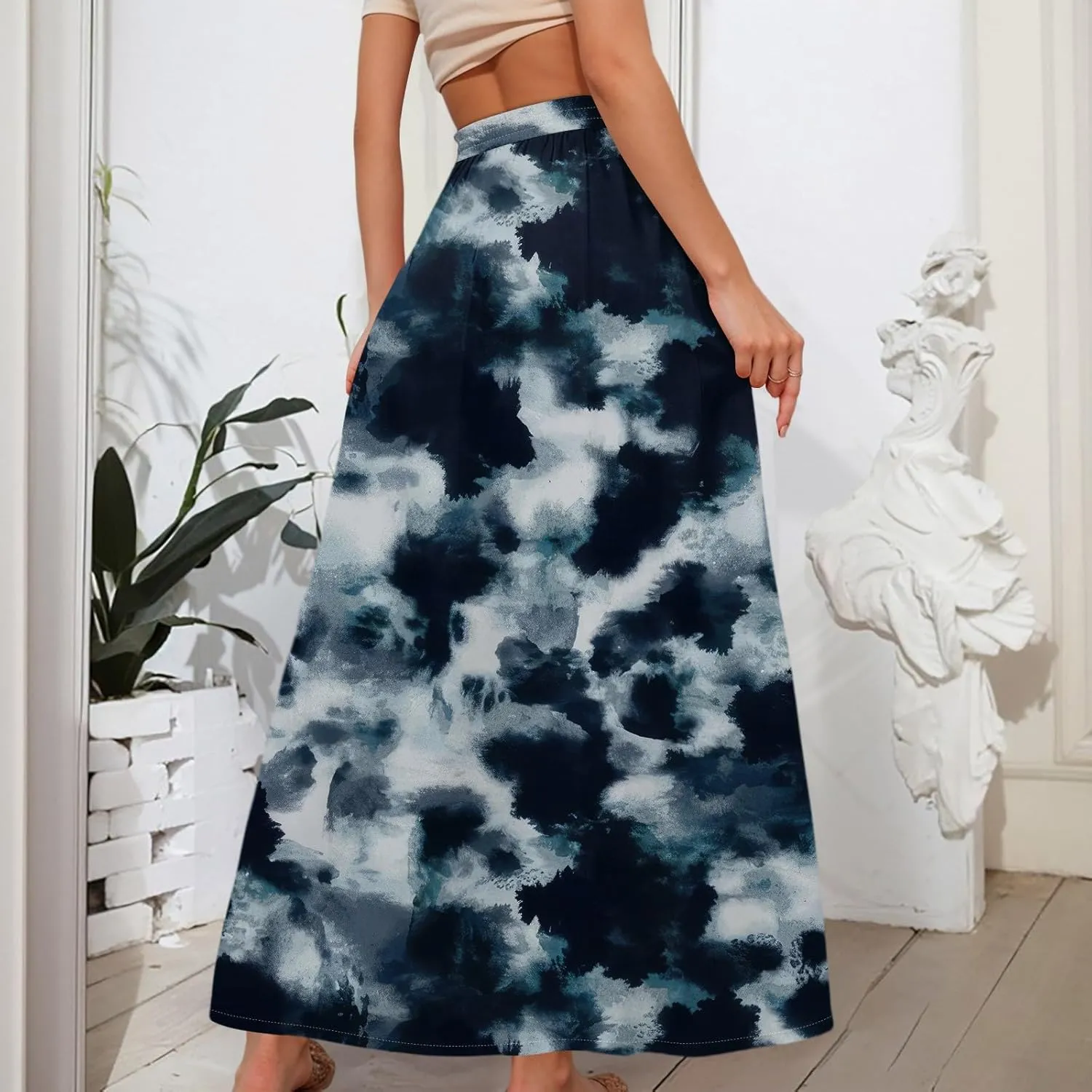 Summer Skirts for Women, Maxi Beach Boho Vacation Elegantes Womens Skirts