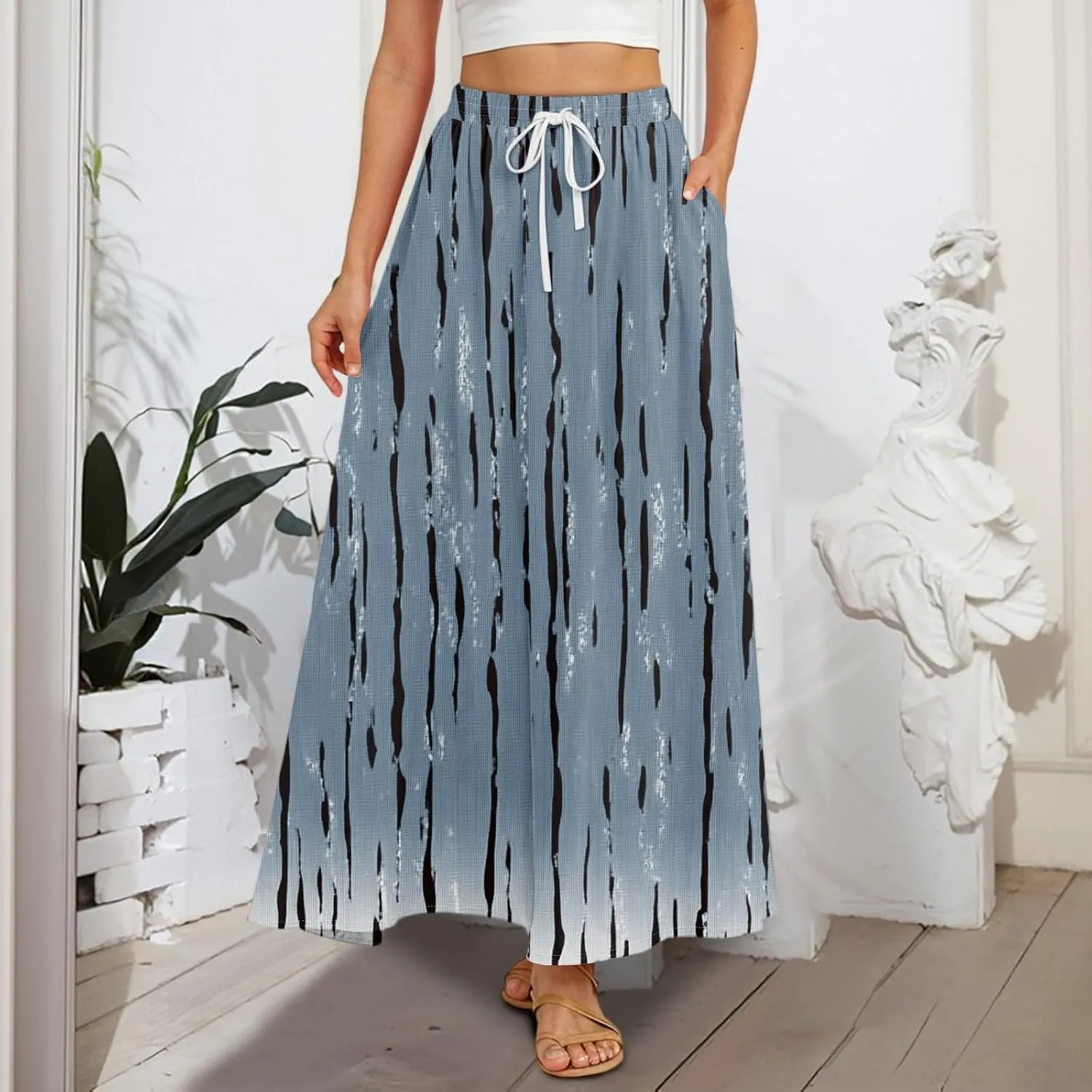Summer Skirts for Women, Maxi Beach Boho Vacation Elegantes Womens Skirts