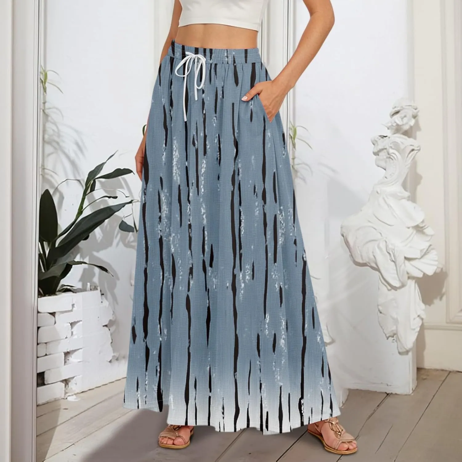 Summer Skirts for Women, Maxi Beach Boho Vacation Elegantes Womens Skirts