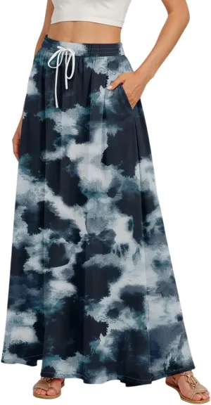 Summer Skirts for Women, Maxi Beach Boho Vacation Elegantes Womens Skirts