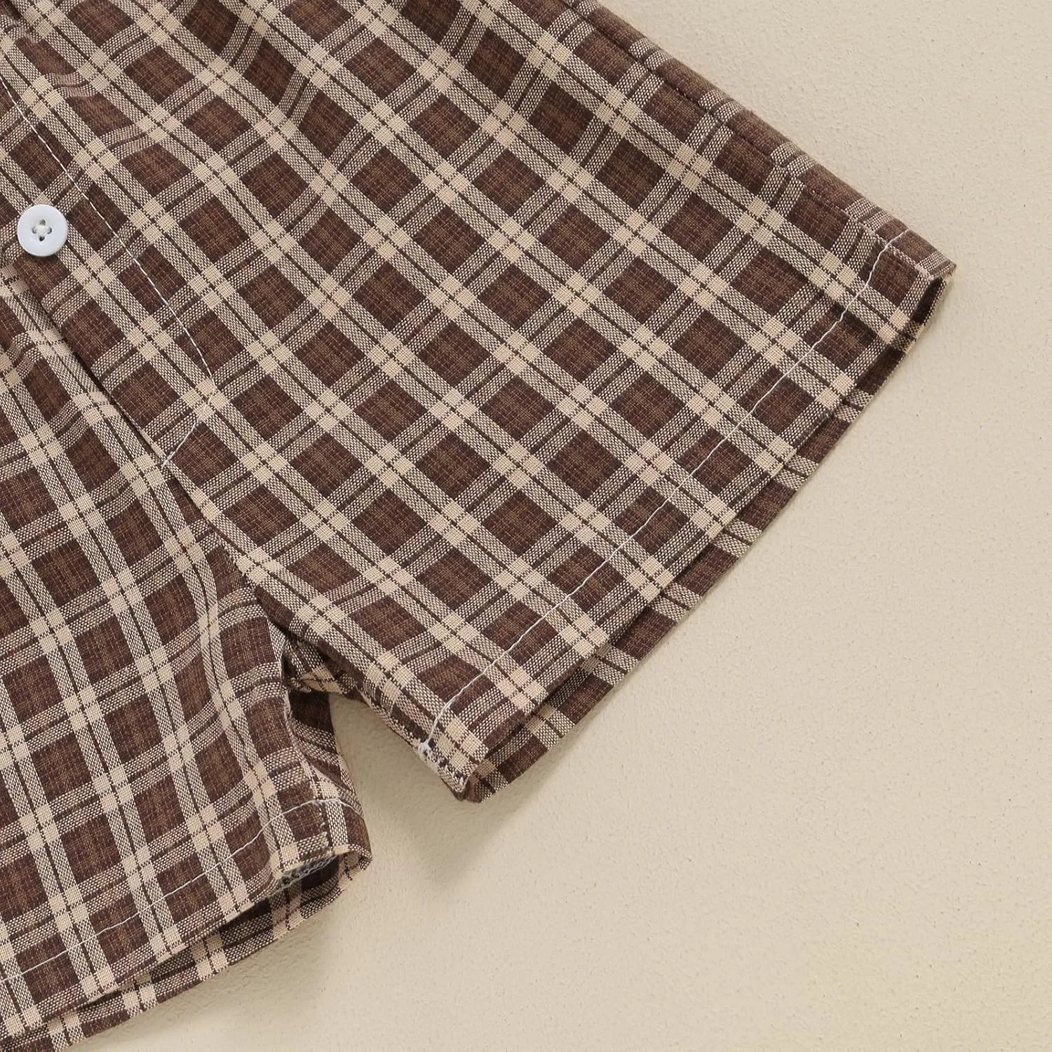 Toddler Boy Shorts Baby Girl Plaid Shorts Elastic Waist Casual Wide Leg Shorts Summer Loose Fitting Lounge Shorts