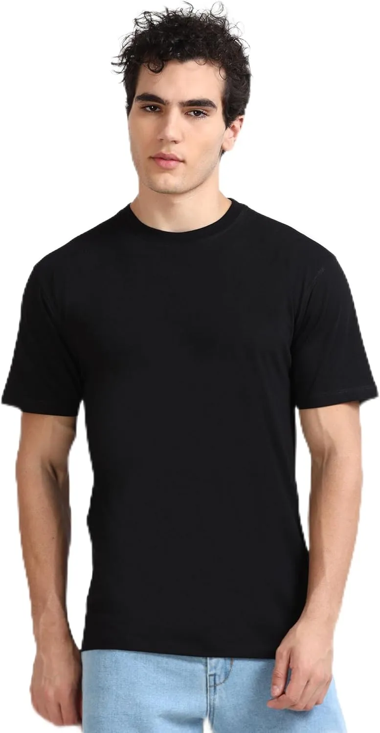 VELCYN- Men's Crew Neck T-Shirts- Cool & Comfy- Supersoft - Premium Fabric-Tagless- Poly Cotton Short Sleeve- 2 Pack