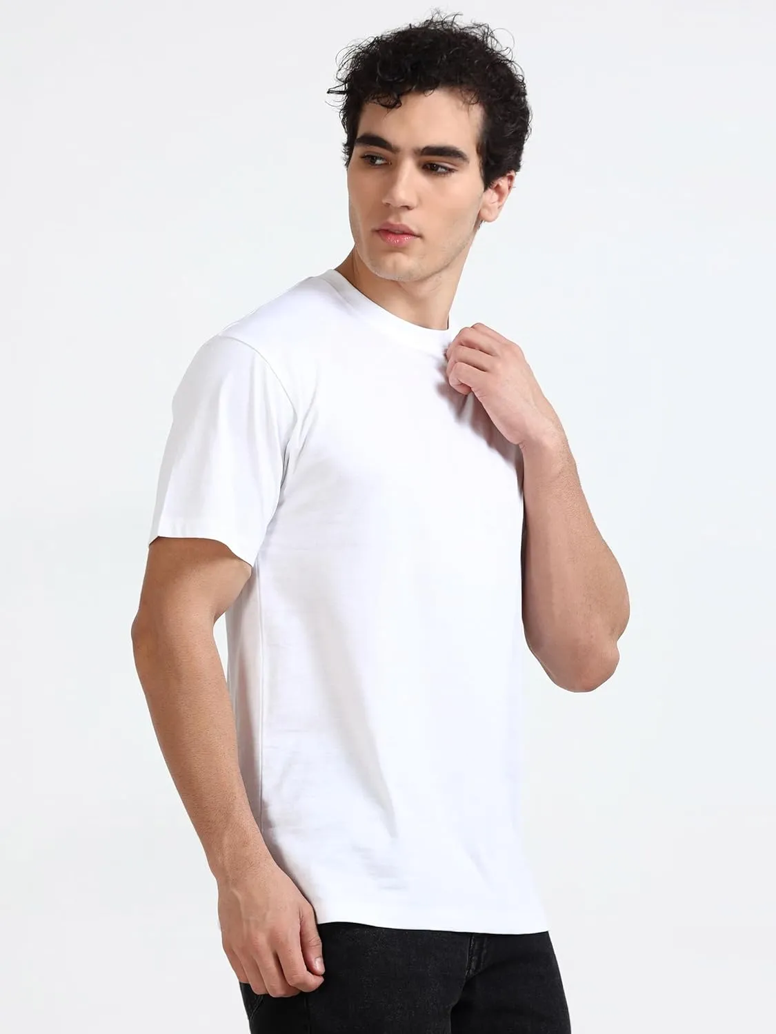 VELCYN- Men's Crew Neck T-Shirts- Cool & Comfy- Supersoft - Premium Fabric-Tagless- Poly Cotton Short Sleeve- 2 Pack