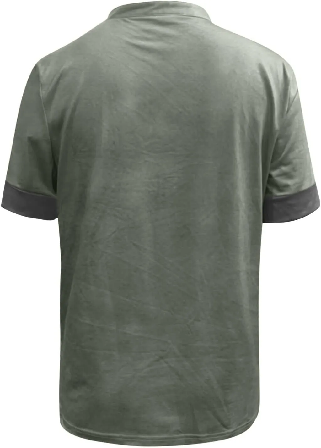 WENKOMG1 Mens Pirate Shirt Short Sleeve Distressed Summer V Neck Tees Retro Style Medieval Lace Up Henley Shirt