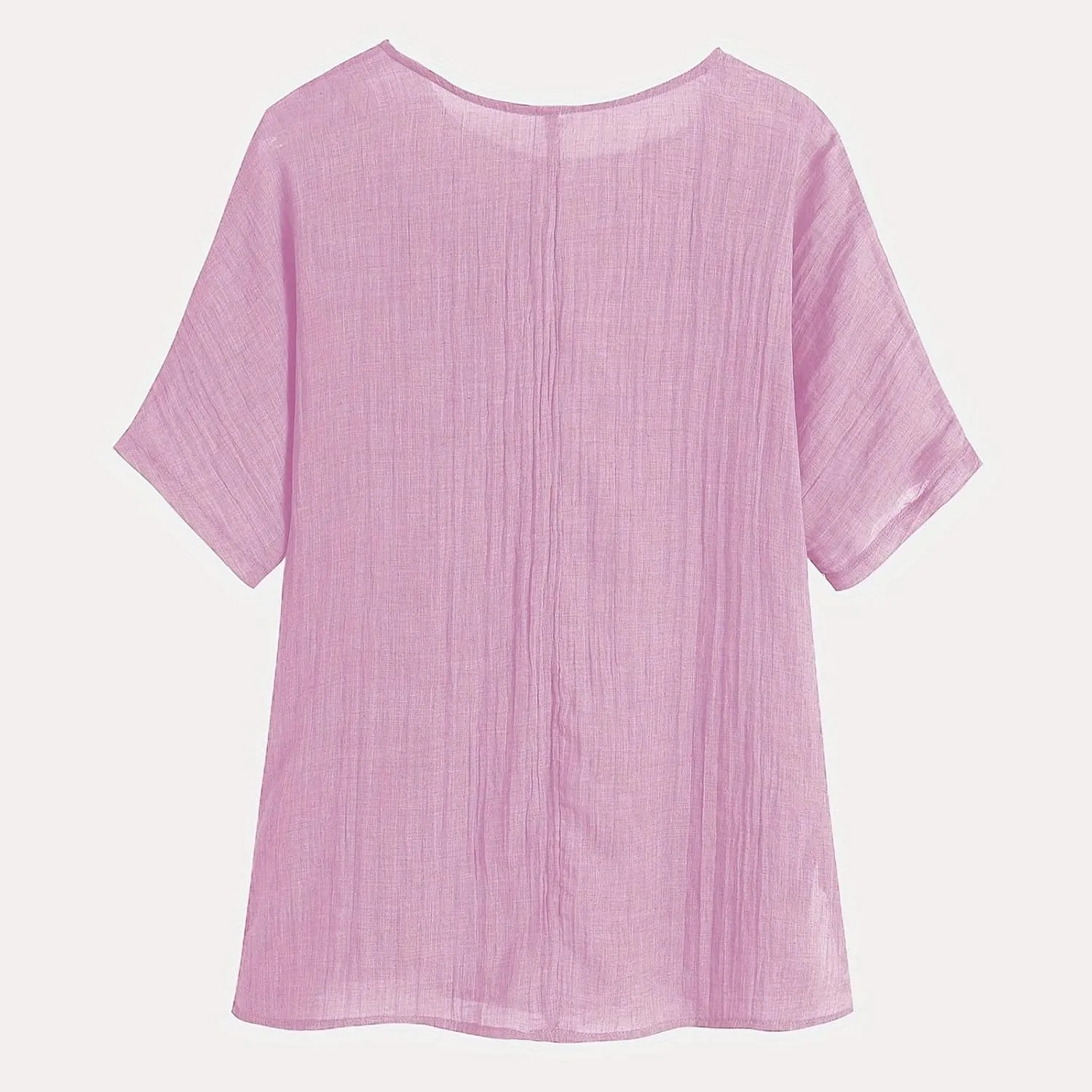 Women's Cotton Linen T-shirts Fashion Plus Size Tops Short Sleeve Crew Neck Tees Dragonfly Graphic Loose Fit Clothes
