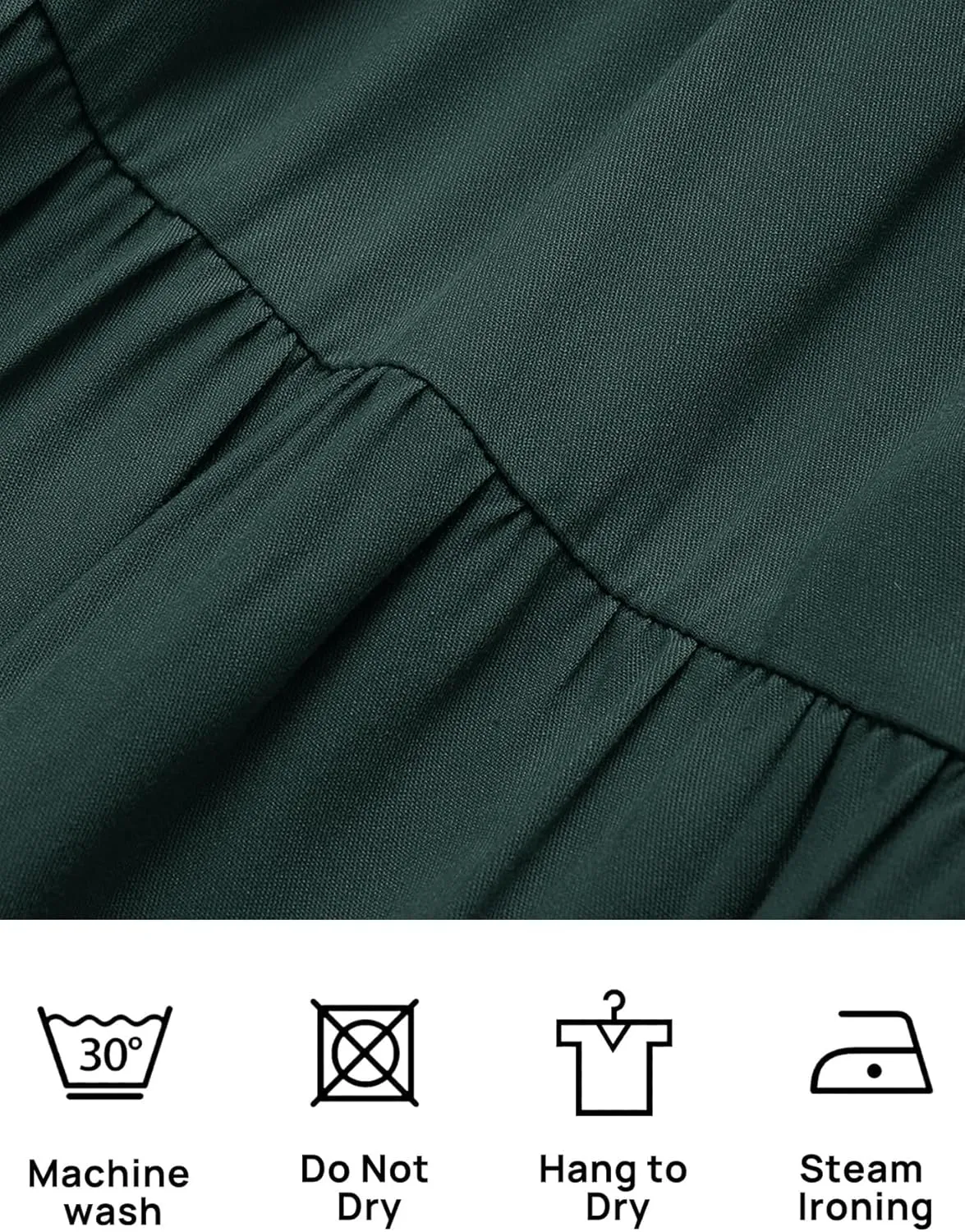 Women's Nursing Dresses Smocked Crew Neck Summer Sleeveless Tiered Maxi Dress with Pockets