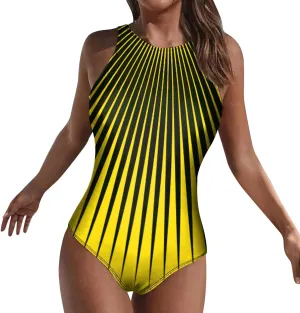 Women's One Piece Swimsuit Solid Color Soft Bikini Modest Swimwear Bathing Suits for Women One Piece One Piece