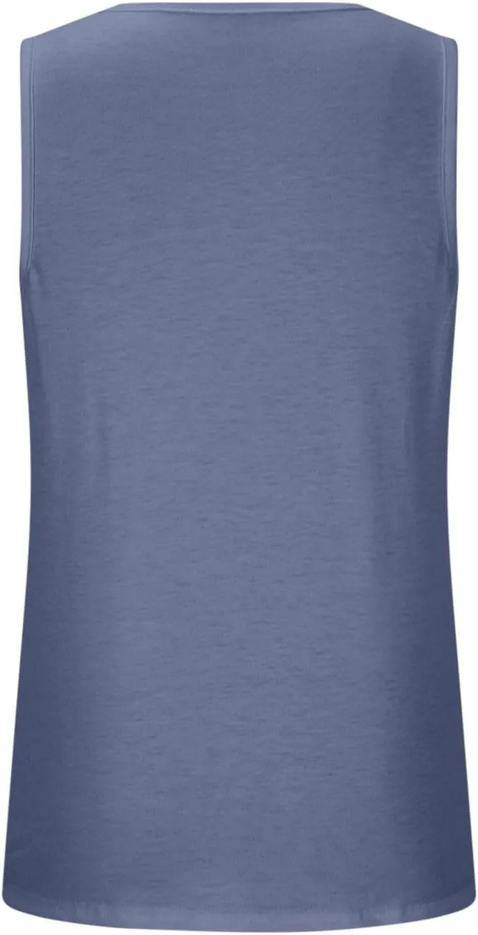 Womens Plus Size Tank Tops Flowy Pleated Tunic Blouse Sleeveless Round Neck Basic Shirts Summer Beach Fashion Clothes