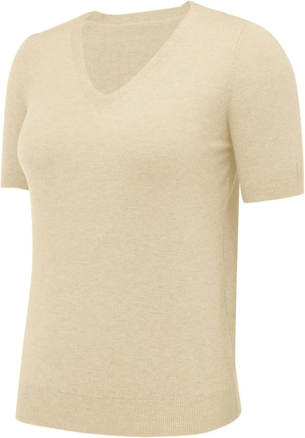 Women's T-Shirts Cotton Short-Sleeve Shirts Crew-Neck Tees Classic-Fit Breathable Casual Summer Tops Fashion Shirts