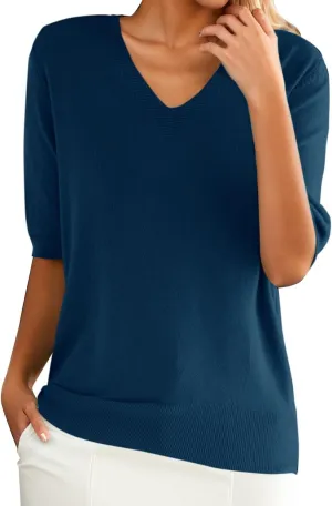 Women's T-Shirts Cotton Short-Sleeve Shirts Crew-Neck Tees Classic-Fit Breathable Casual Summer Tops Fashion Shirts